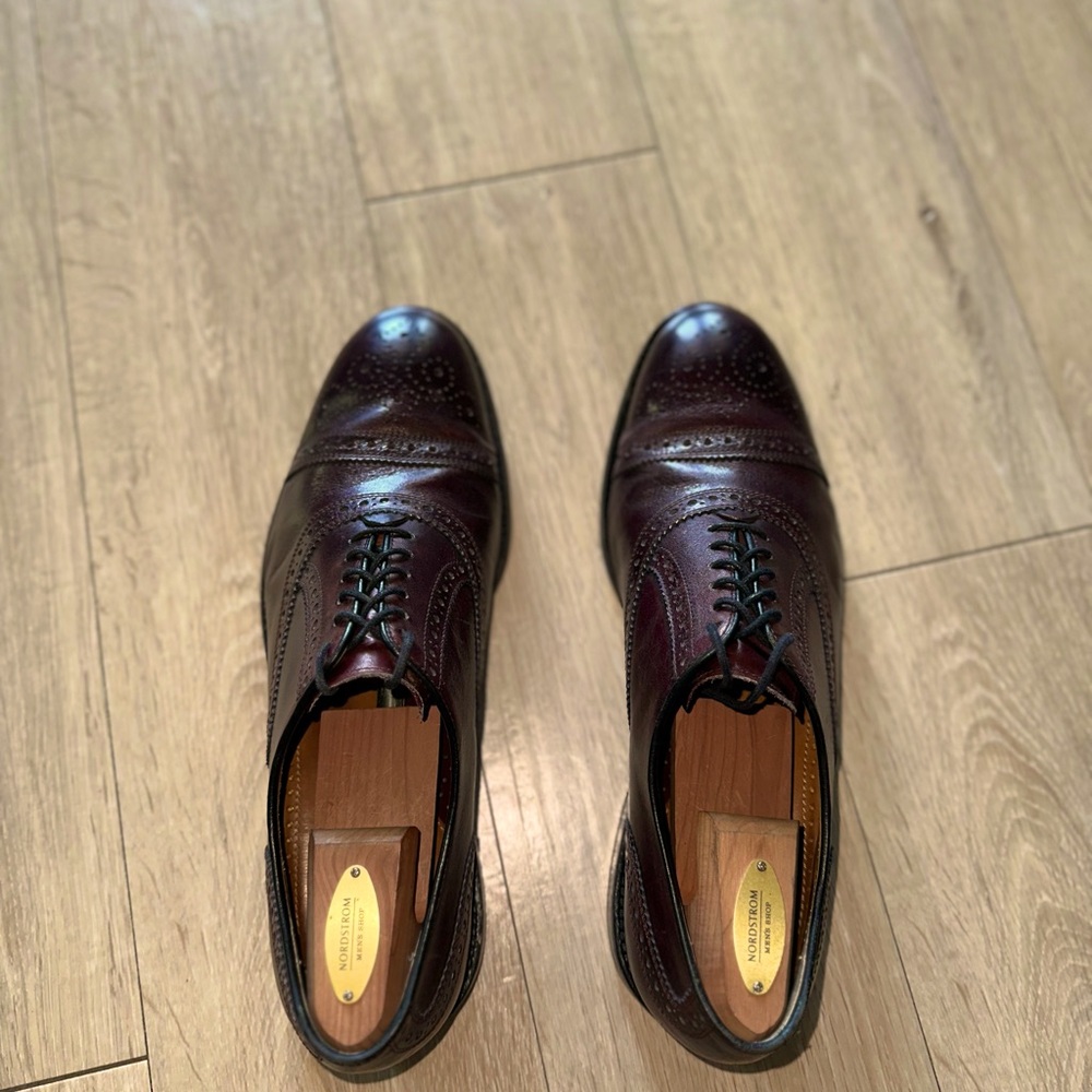 Cole Haan Oxblood Brogue Dress Shoes Size 10 D